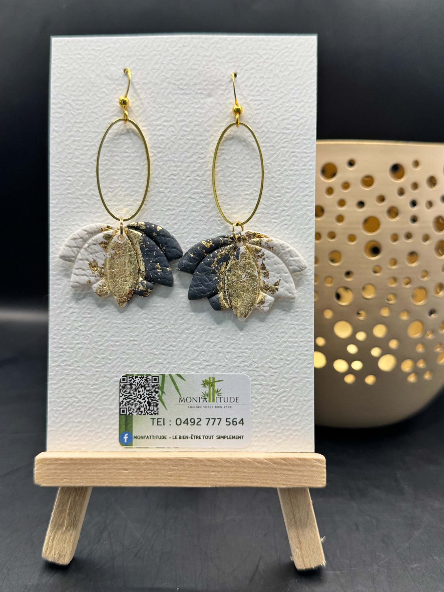 Boucles d’oreilles Lotus Magique