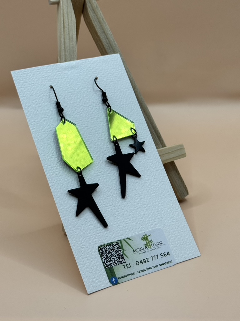 Boucles d'oreilles étoiles