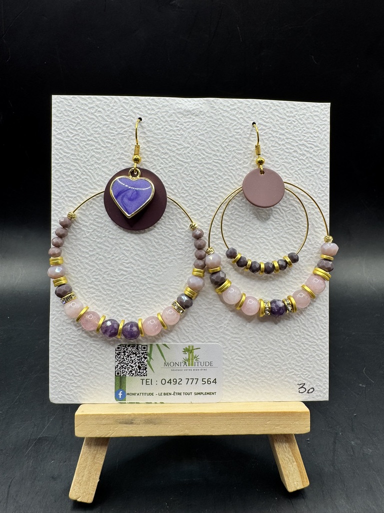 Boucles d’oreilles artisanales