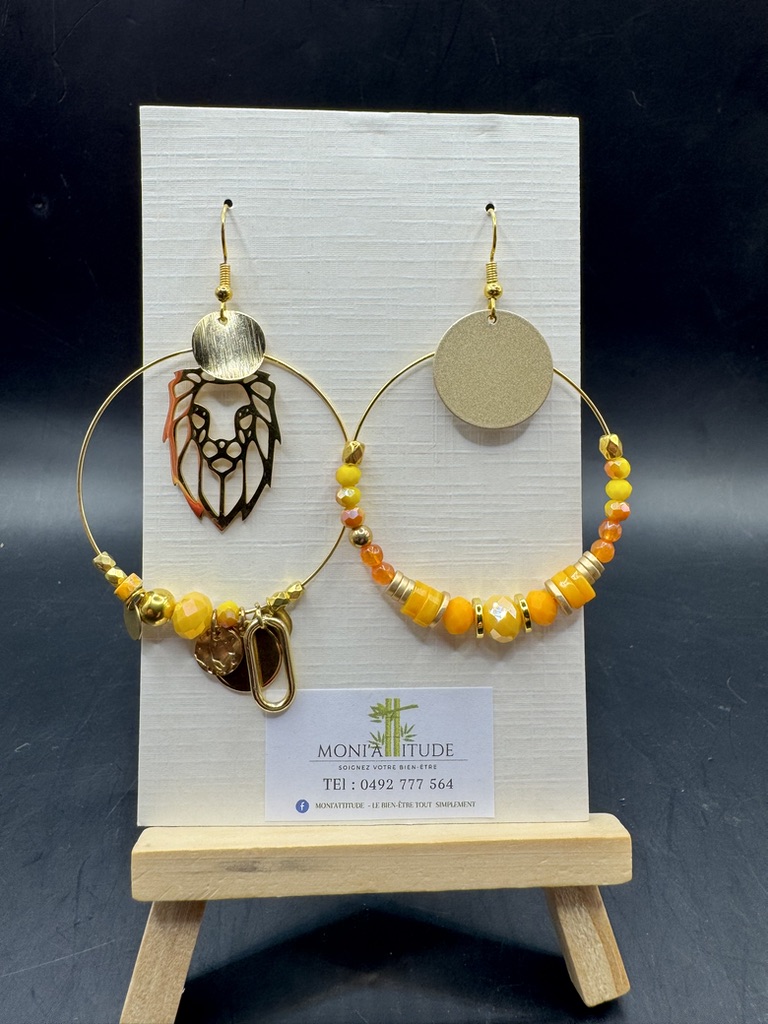 Boucles d’oreilles artisanales