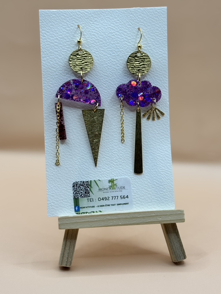 Boucles d'oreilles fantaisie