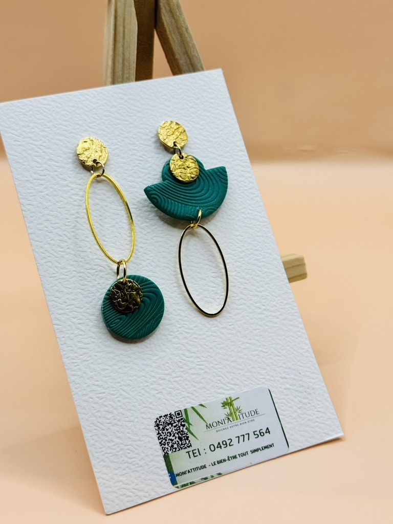 Boucles d'oreilles artisanales