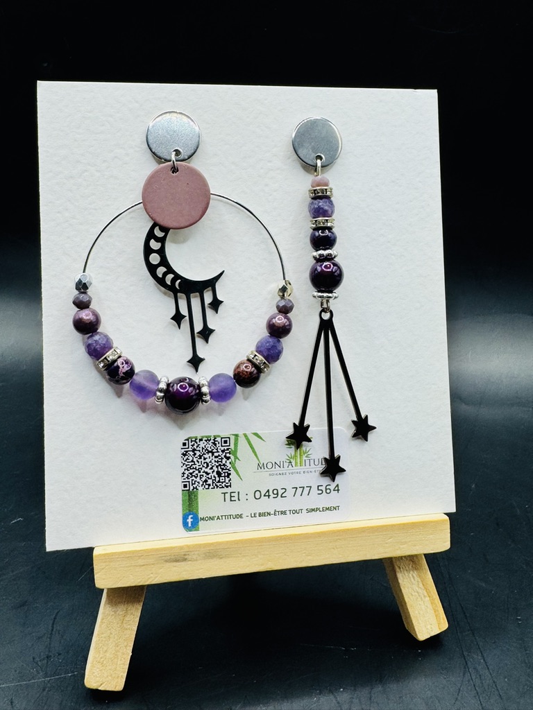 Boucles d'oreilles artisanales