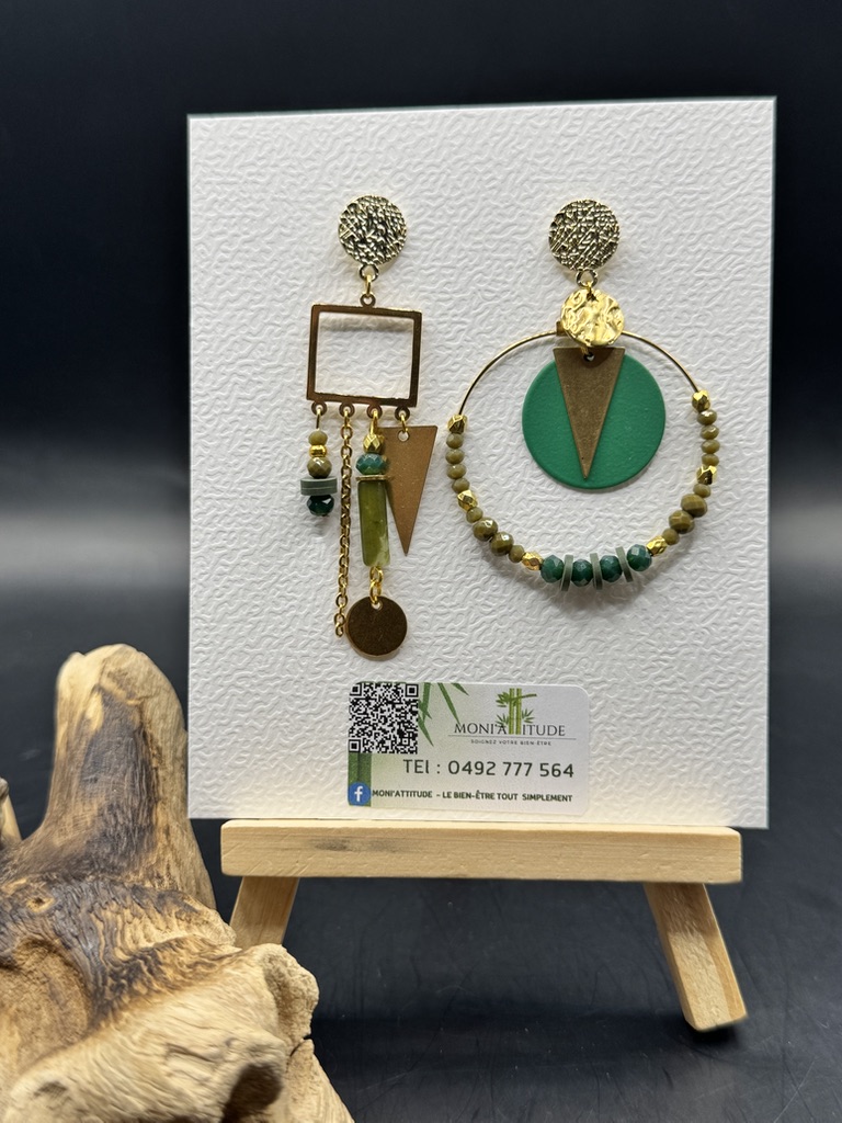 Boucles d’oreilles artisanales