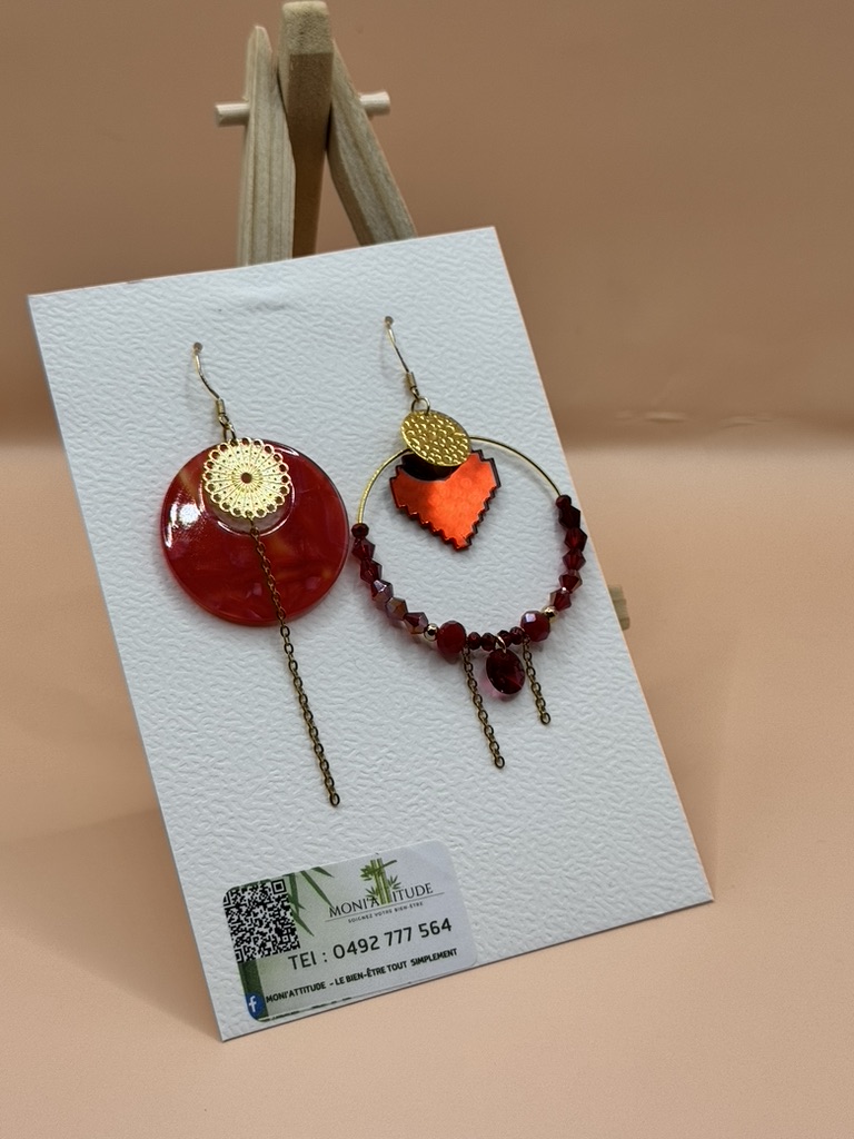Boucles d'oreilles artisanales