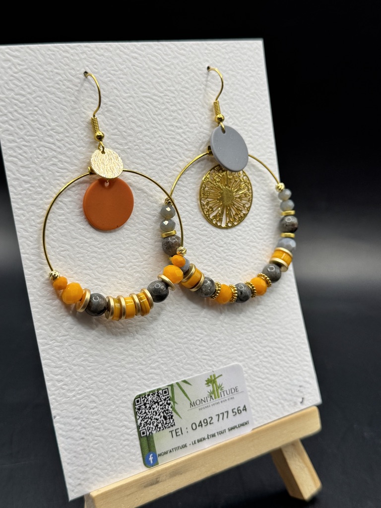 Boucles d'oreilles artisanales