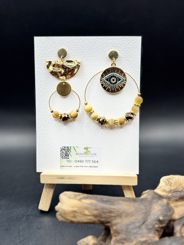Boucles d'oreilles artisanales