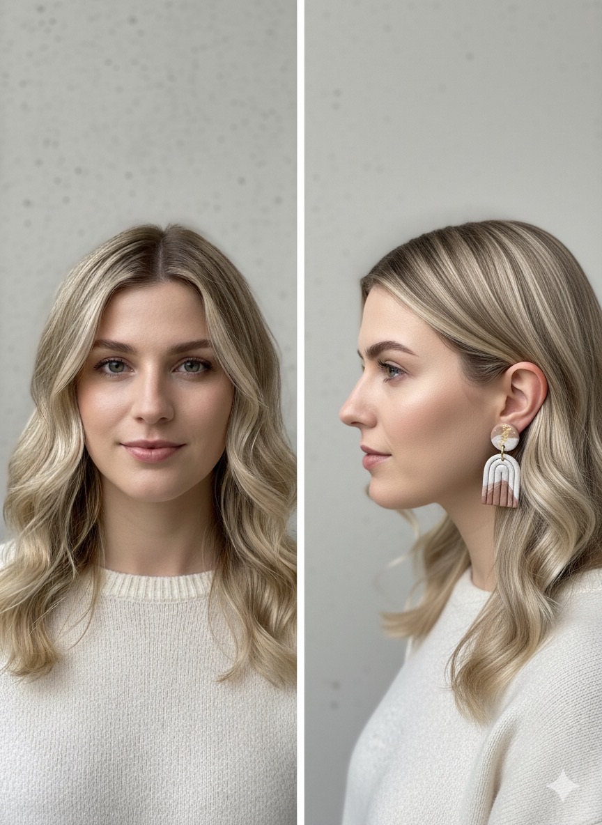 Boucles d'oreilles en argile polymère