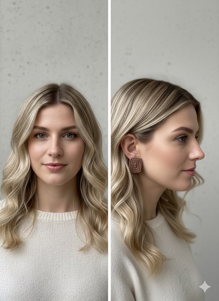 Boucles d'oreilles tendance géométrique 