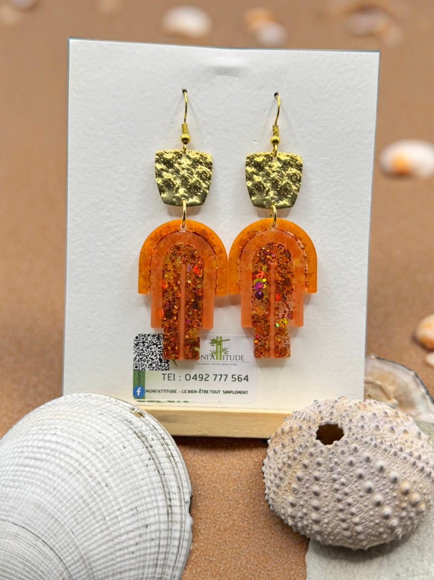 Boucles d'oreilles artisanales