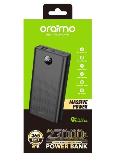 Power bank Oraimo 27000 mAh