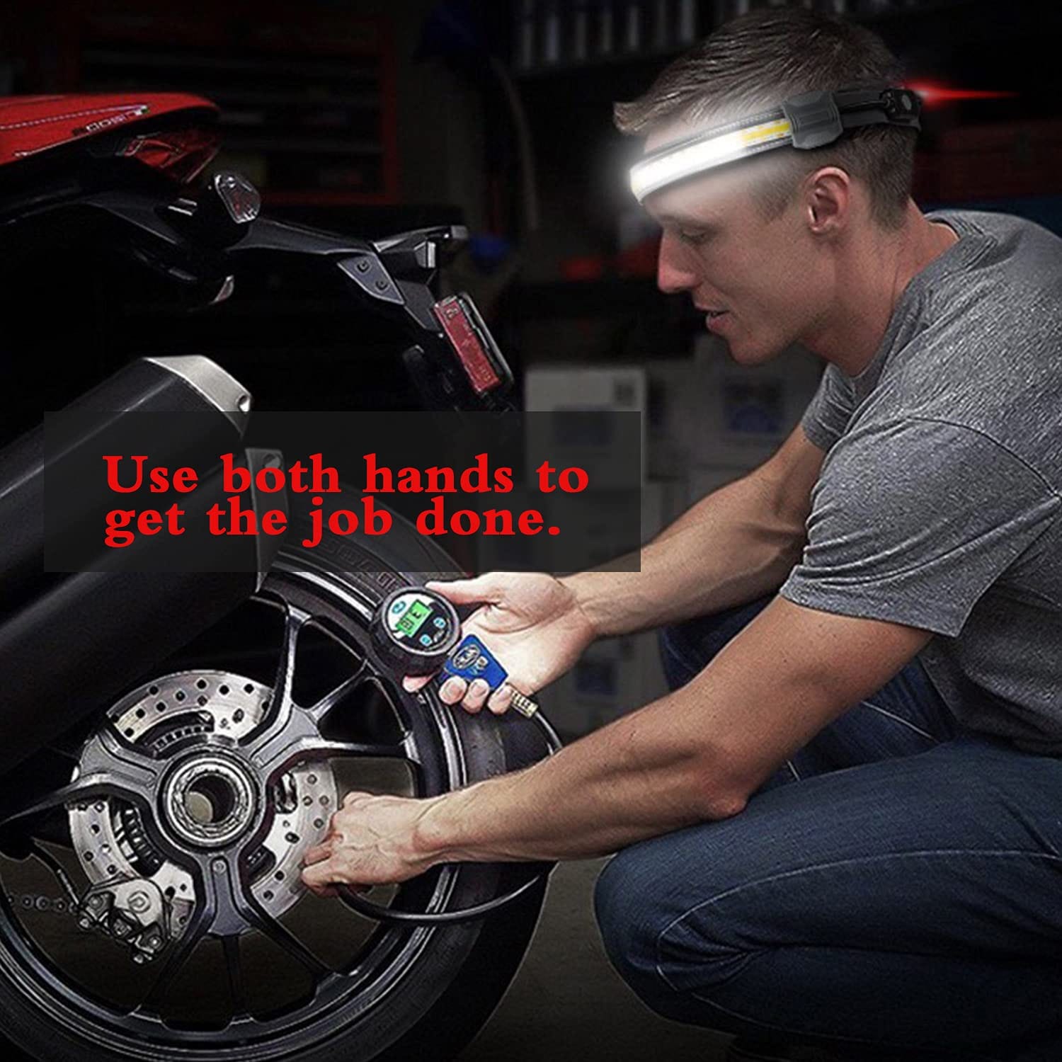 Wave Induction Headlamp