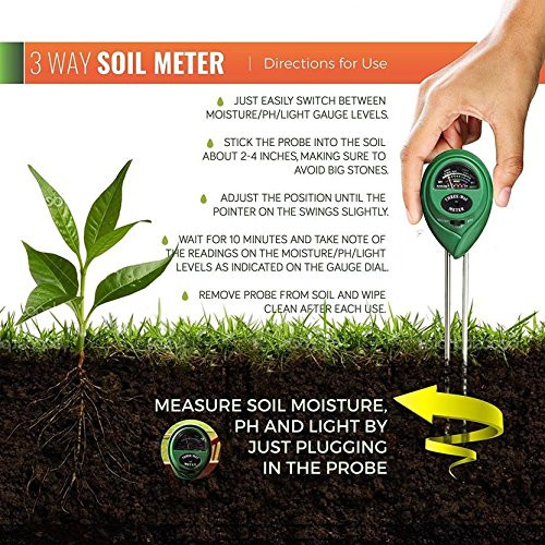Solar 3 in 1 Soil TESTER