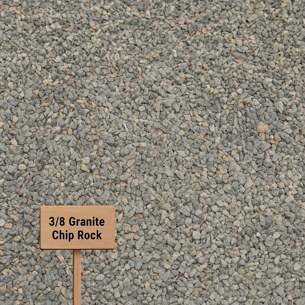 3/8 Granite Chip Rock 1-Ton