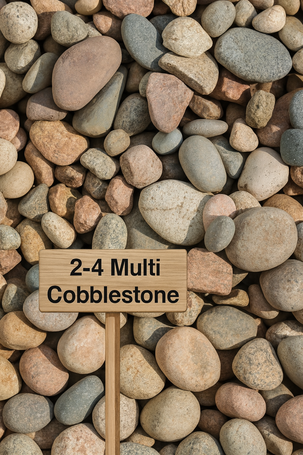 2-4" Multi Cobblestone 1-Ton
