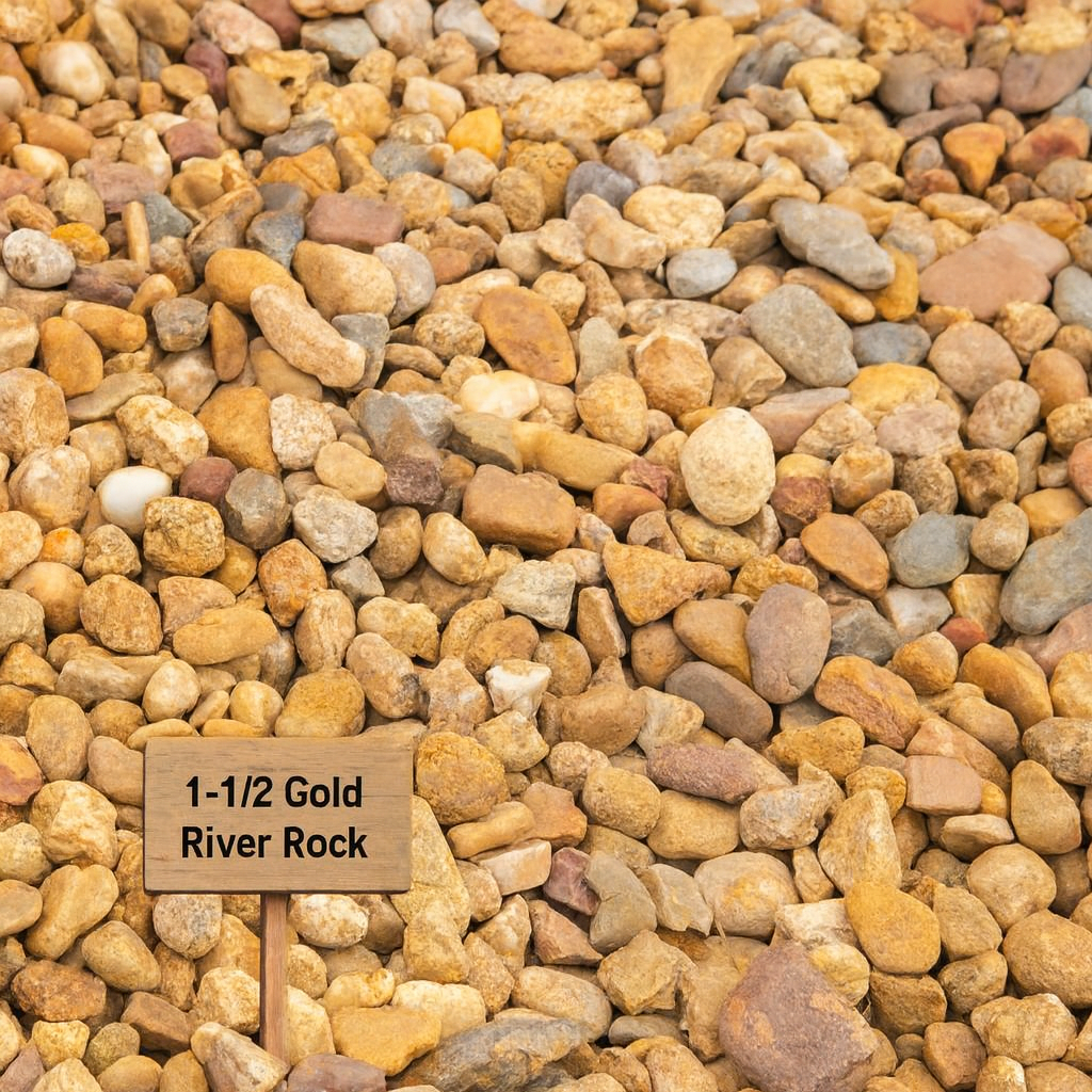 1-1/2" Gold River Rock 1-Ton