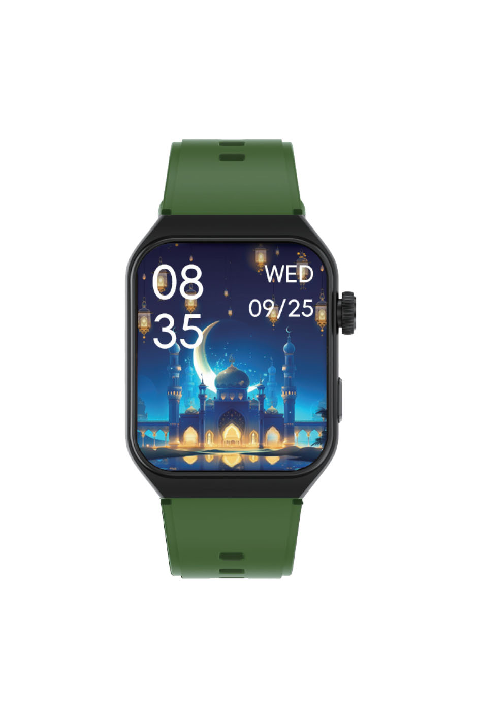 M² Smart Watch – Green Strap