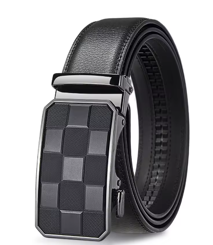 StadiumSport- Men's Black Leather Belt X
