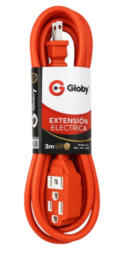 Extensión eléctrica Globy 3m