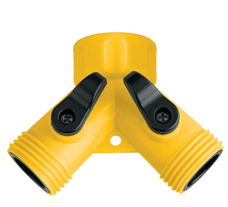 Divisor de manguera de jardín