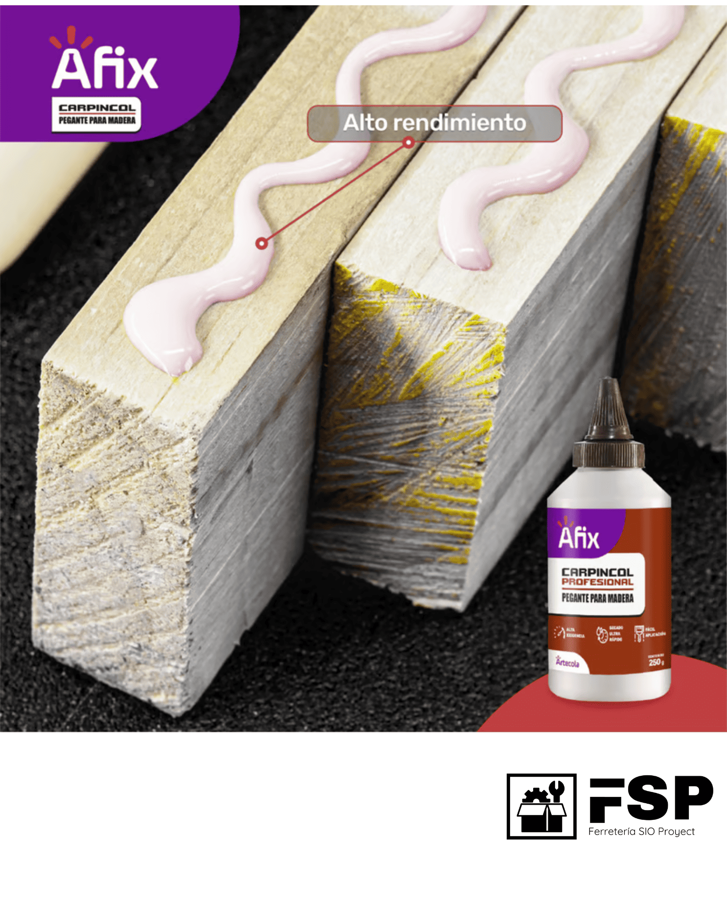 Carpíncol Profesional Afix 250g