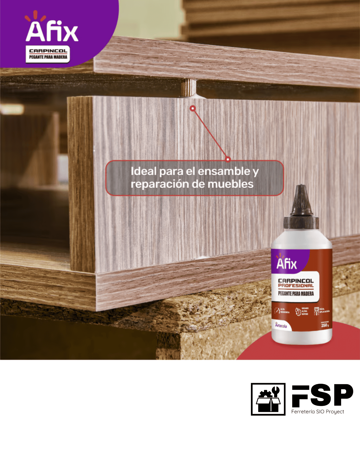 Carpíncol Profesional Afix 250g