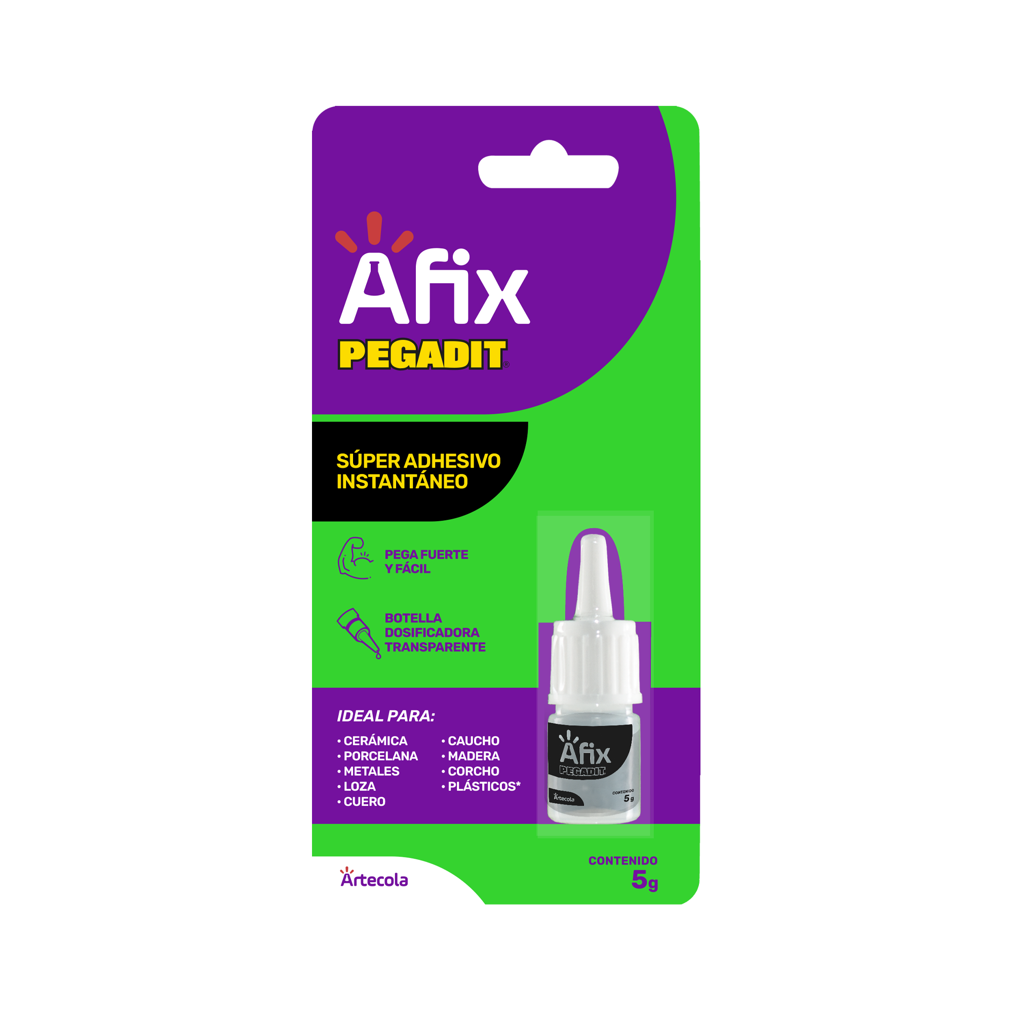 Afix Pegadit súper adhesivo instantáneo