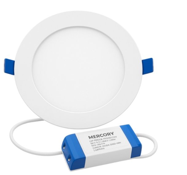 Panel Led Redondo Incrustar 9W 5 Mercury Ipl04 Luz Blanca