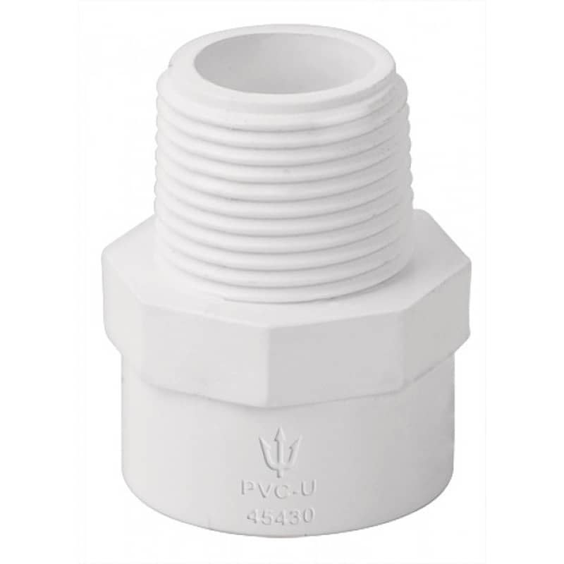 Adaptador macho 3/4 pvc