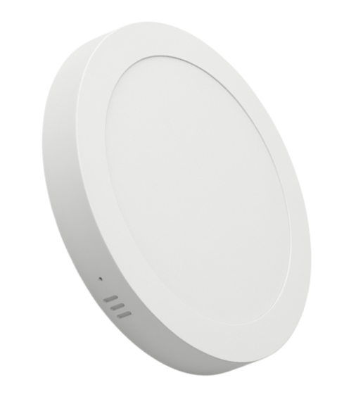 Panel Led Sobreponer 18w Blanco Redondo