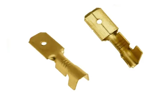 Terminal Enchufe Plano Macho Para Conexión de Cables