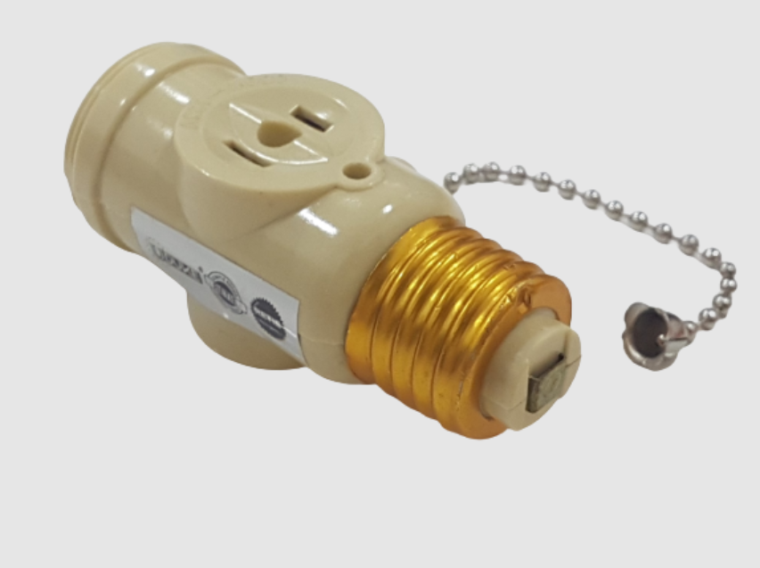 Adaptador de toma corriente ( Benjamin Beige )