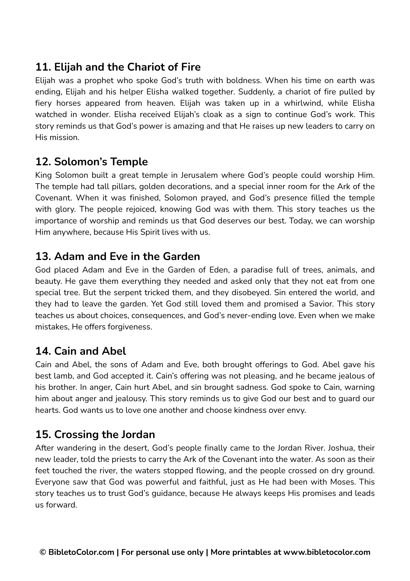 ✨ 30 Old Testament Stories – Premium Coloring Pack