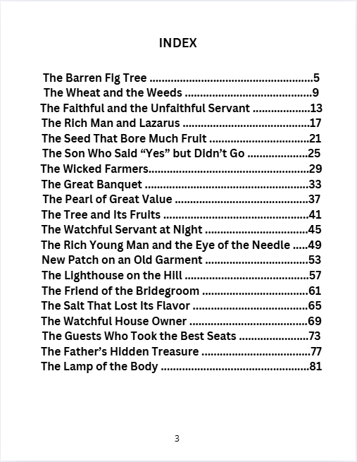 Lessons through his parables (vol. 2)