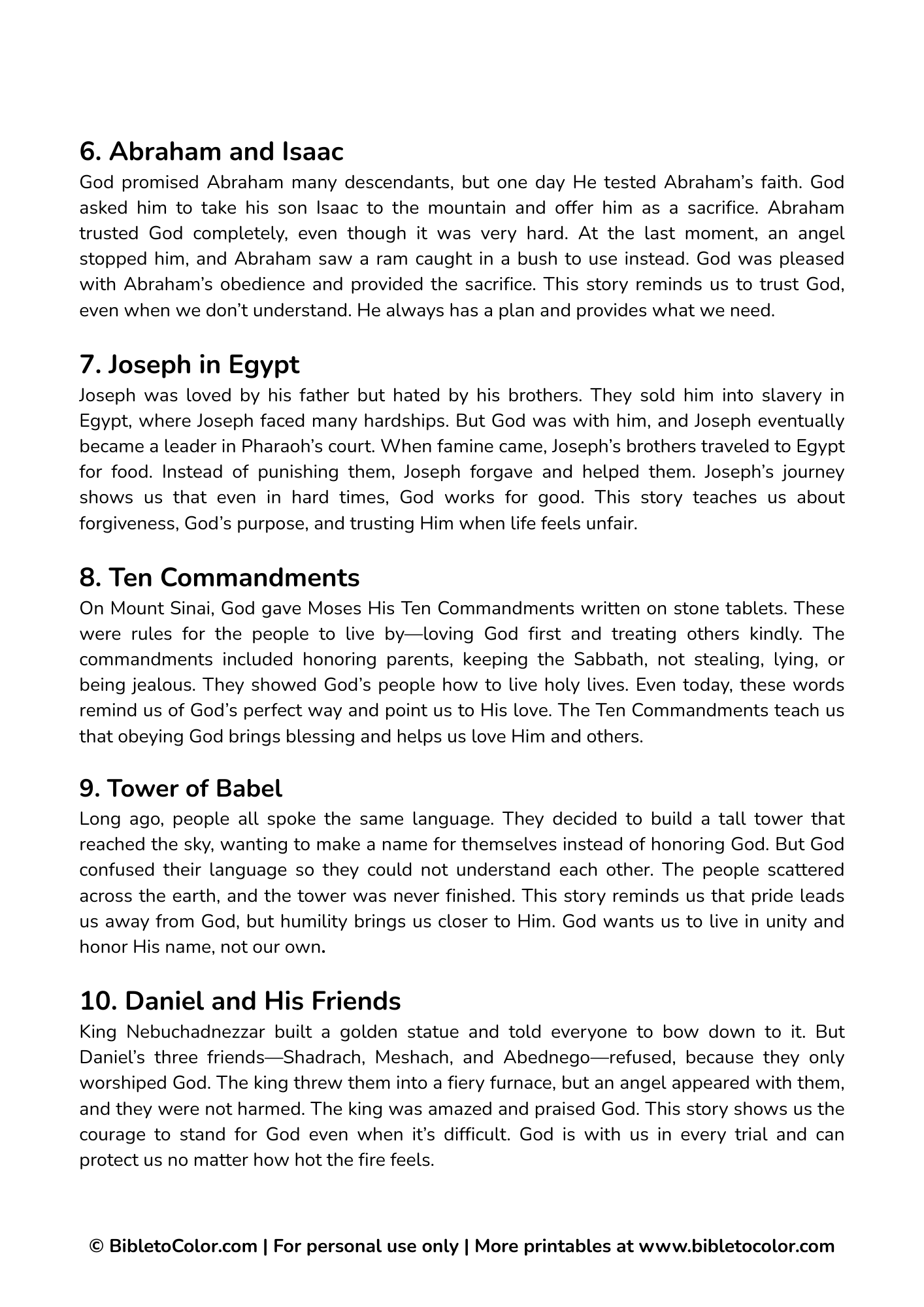 ✨ 30 Old Testament Stories – Premium Coloring Pack