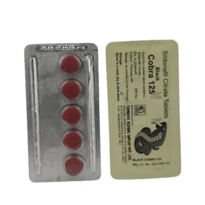 Black Cobra 125 Sildenafil Citrate Tablets