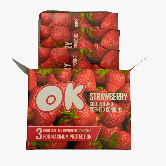 OK Strawberry Condoms