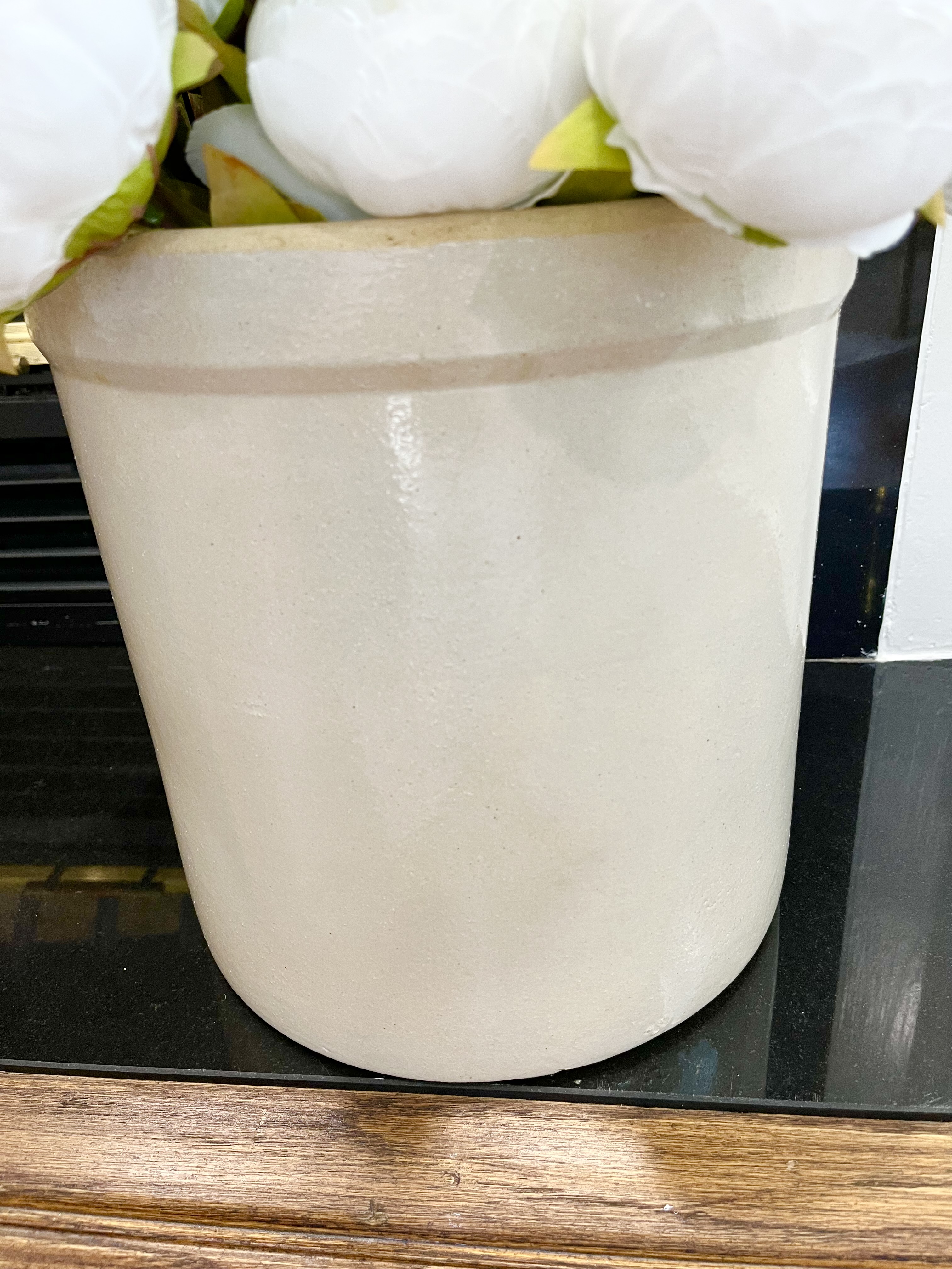 3 Gallon Blue Crown Stoneware Crock