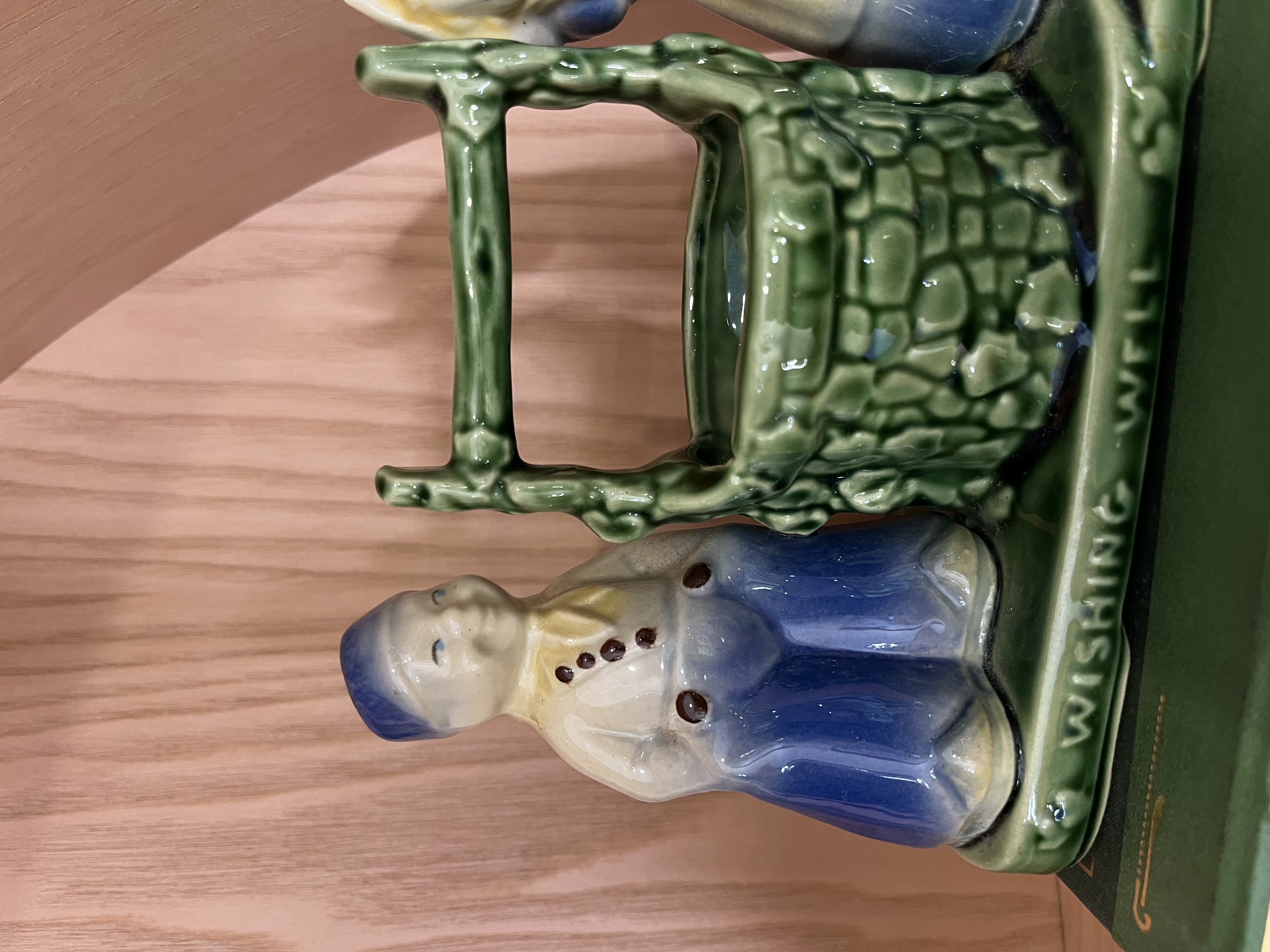 Vintage Shawnee Pottery Wishing Well Planter