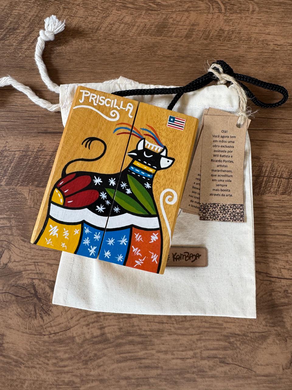 Matraca Mini do Bumba Meu Boi – Boi Perfil Direito