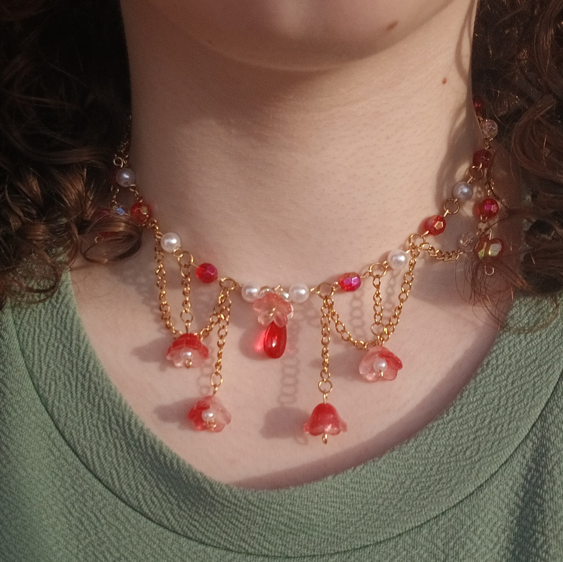 Ruby Blossom Ketting