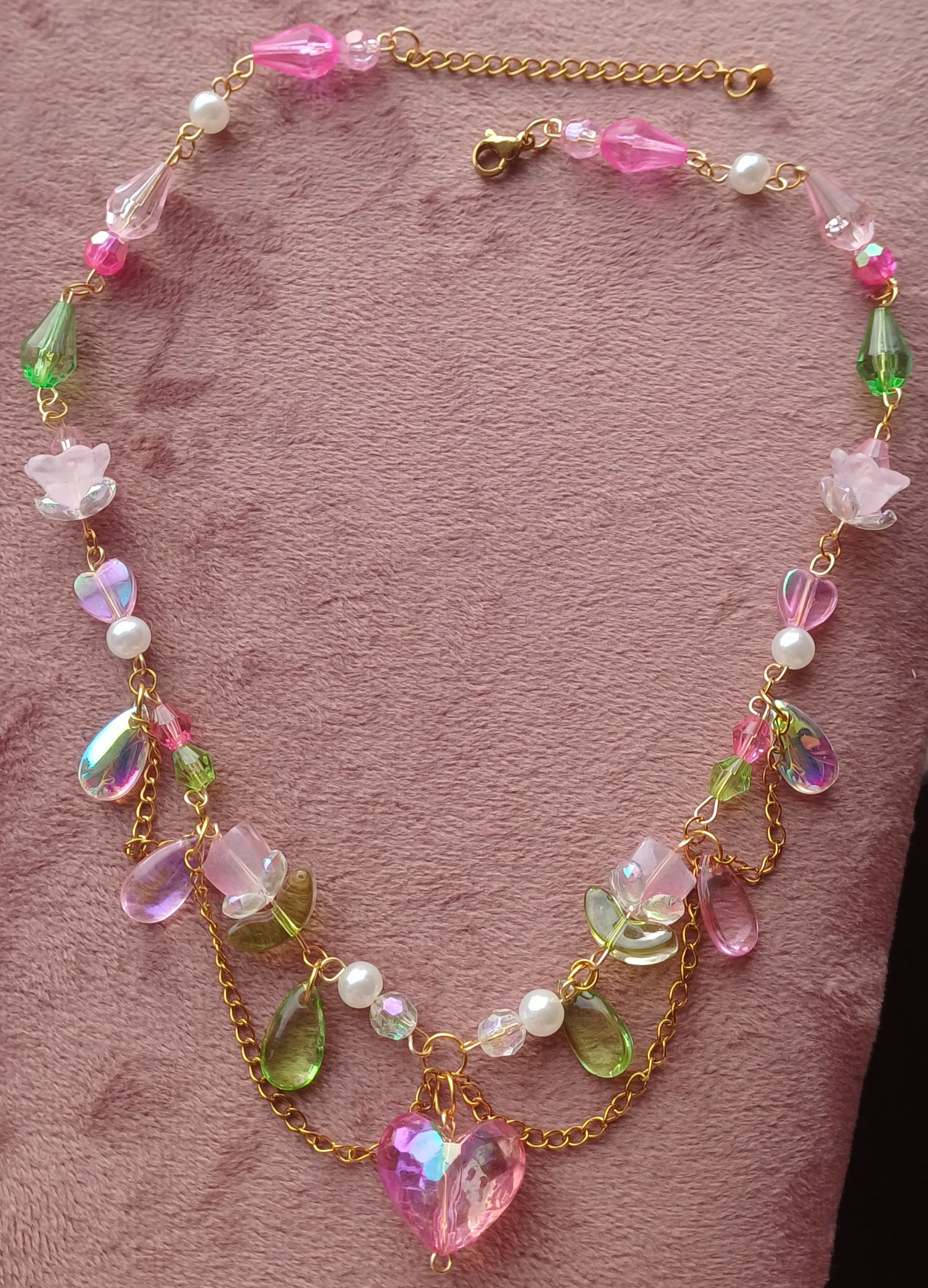 Secret Garden Heart Ketting