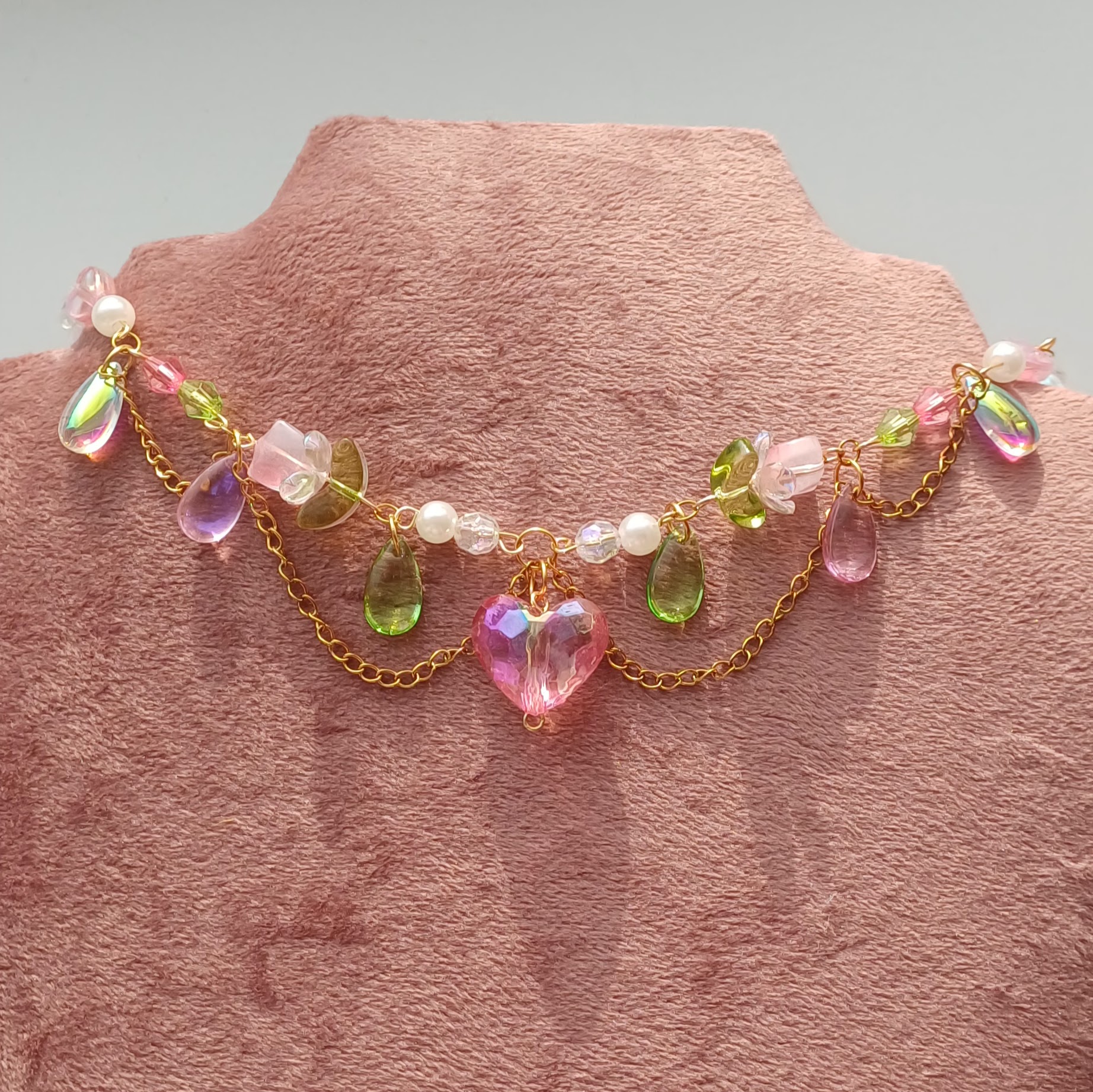 Secret Garden Heart Ketting