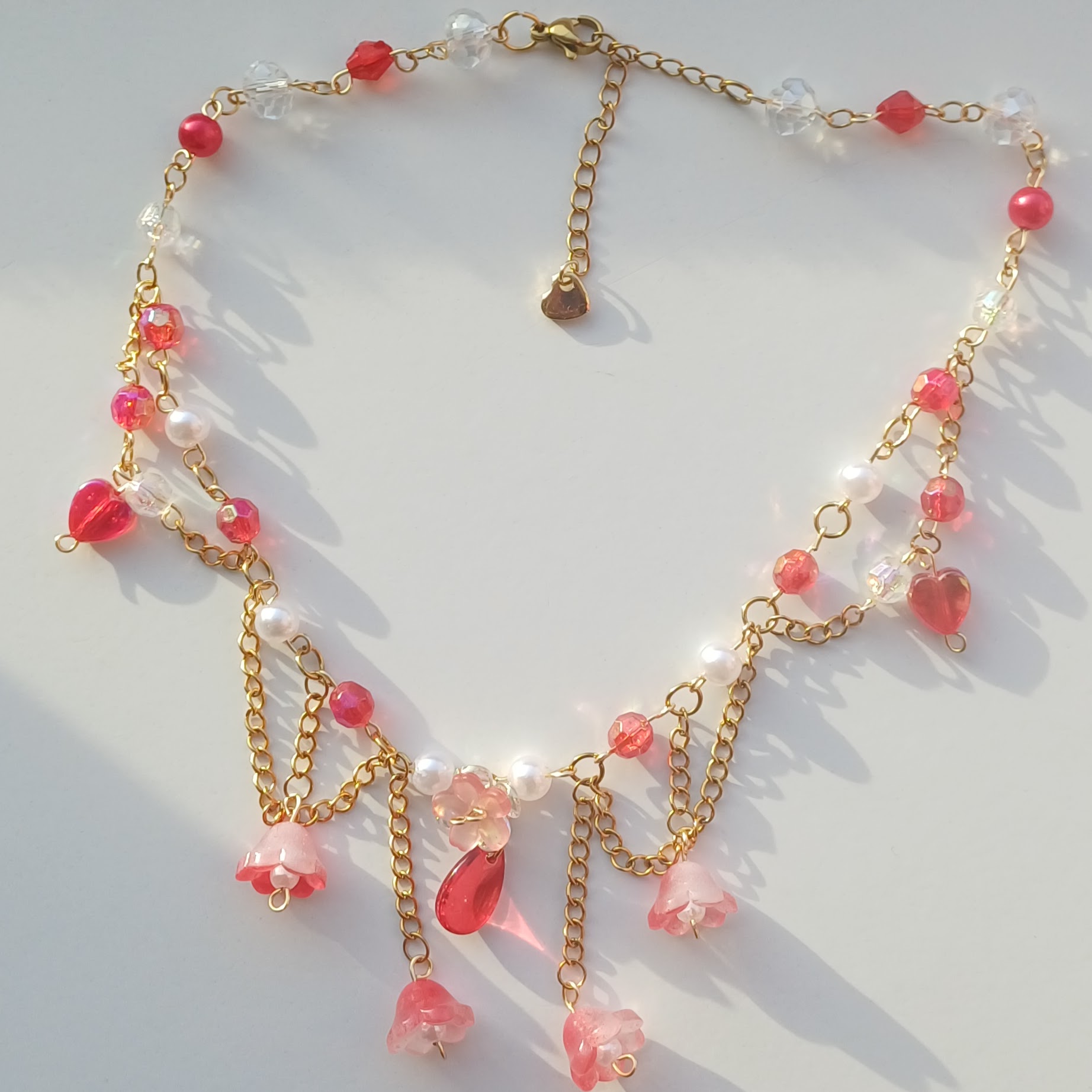 Ruby Blossom Ketting