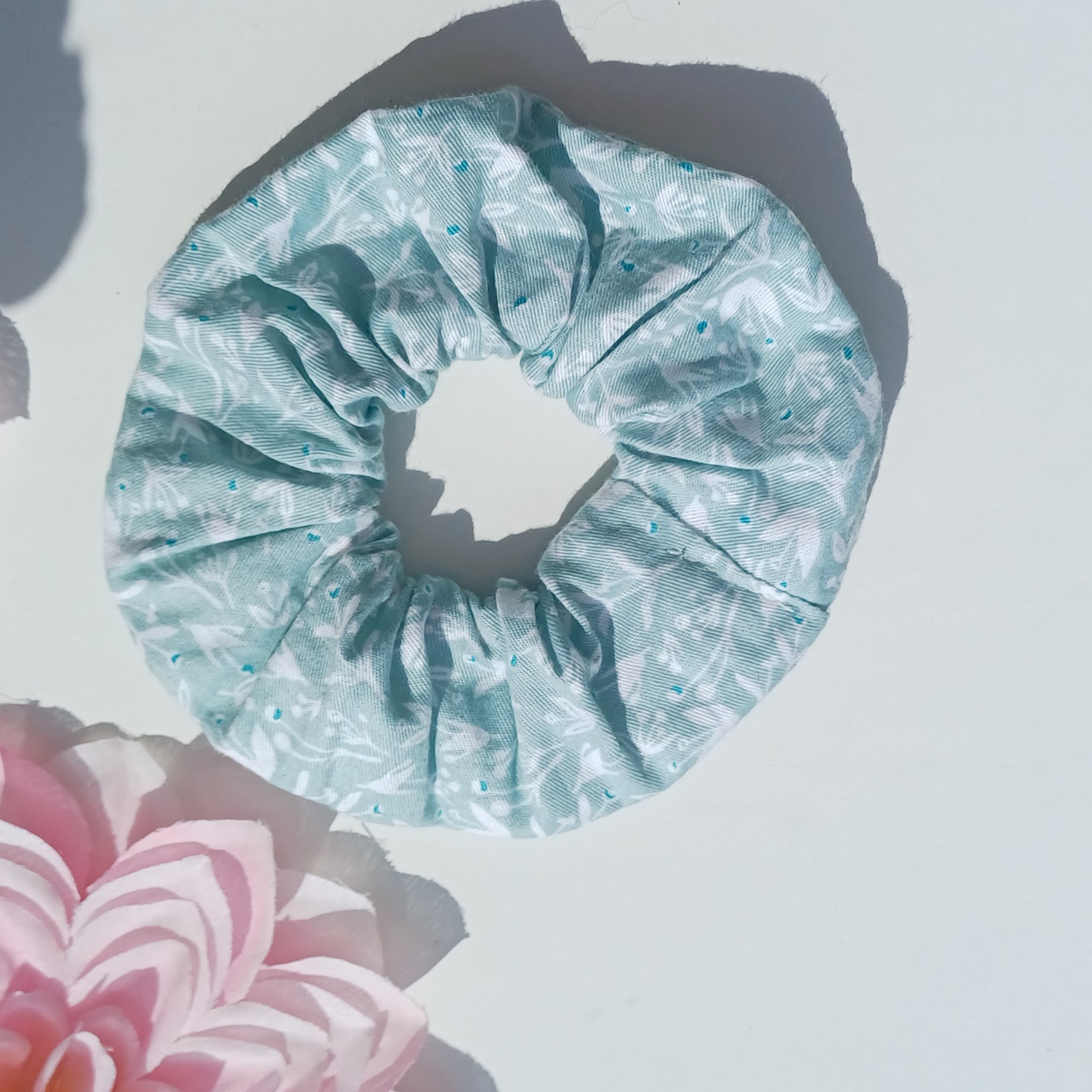 Floral Print Scrunchies