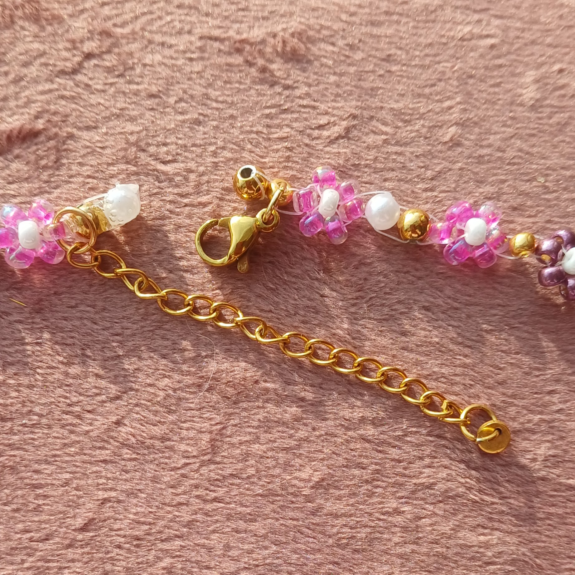 Purple rose Ketting
