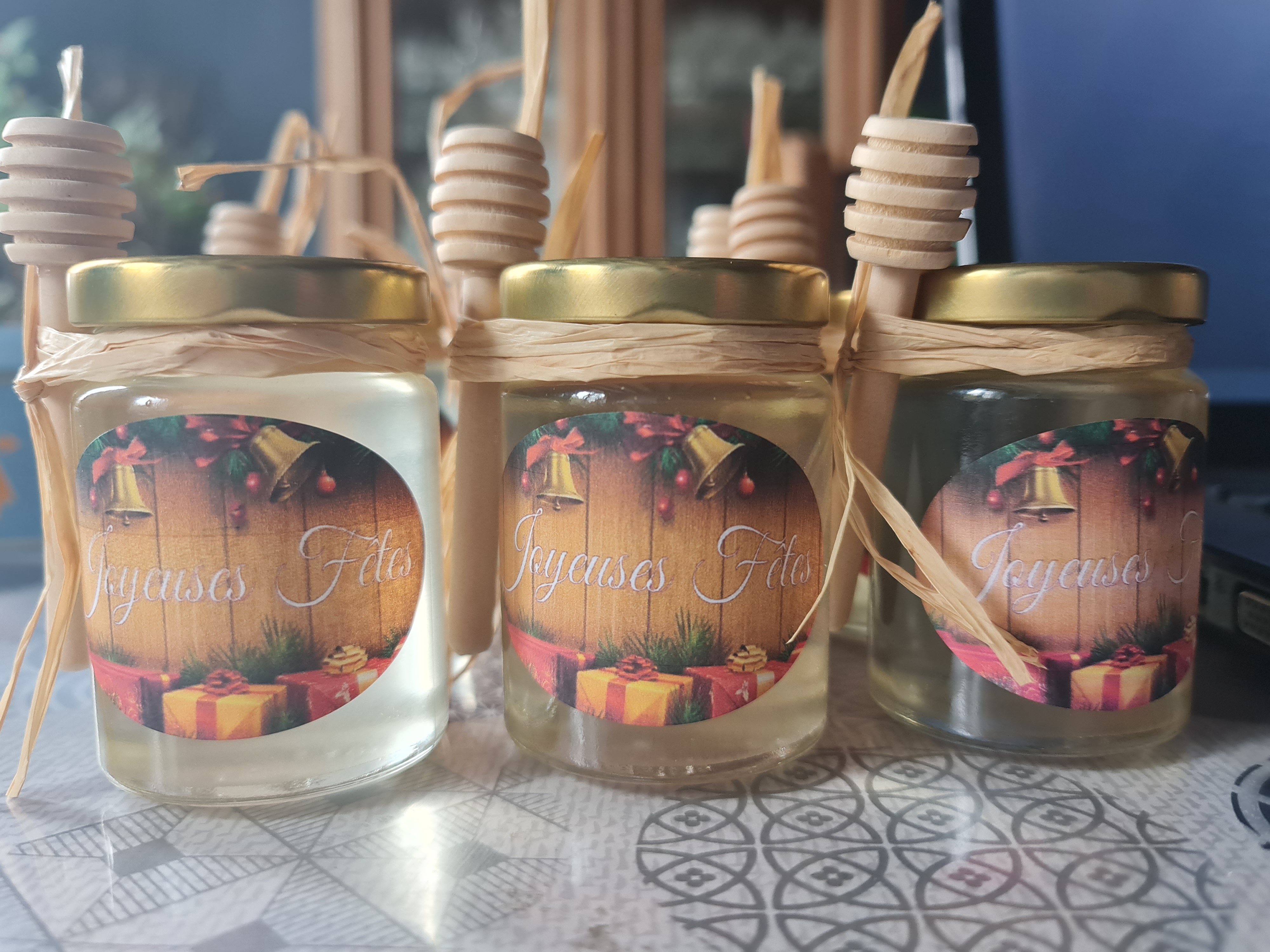 Miel Pur acacia 2025  125 gr Spécial Fêtes