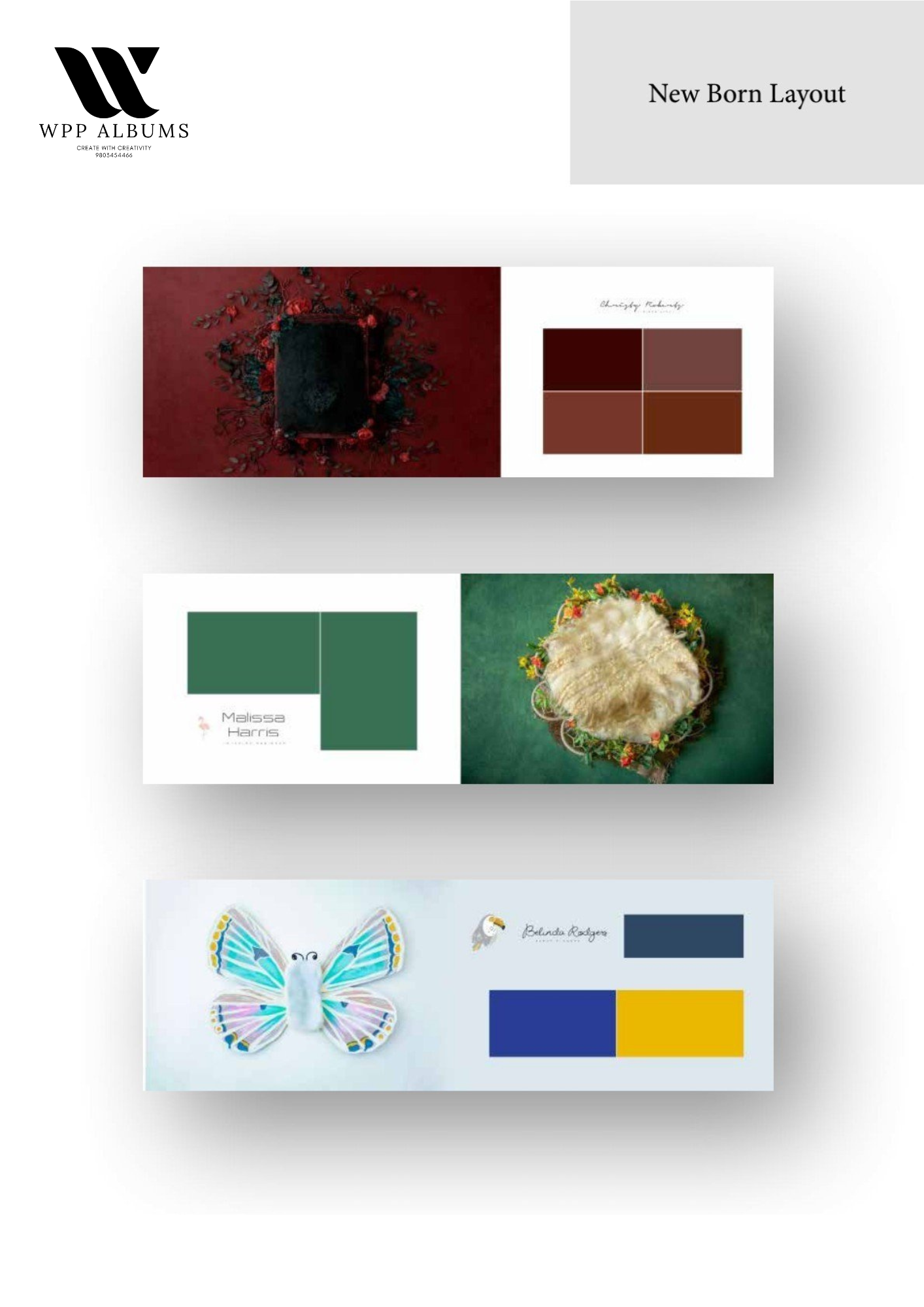 New Born Collection || 12x36 || Creative design || 20 Psd 