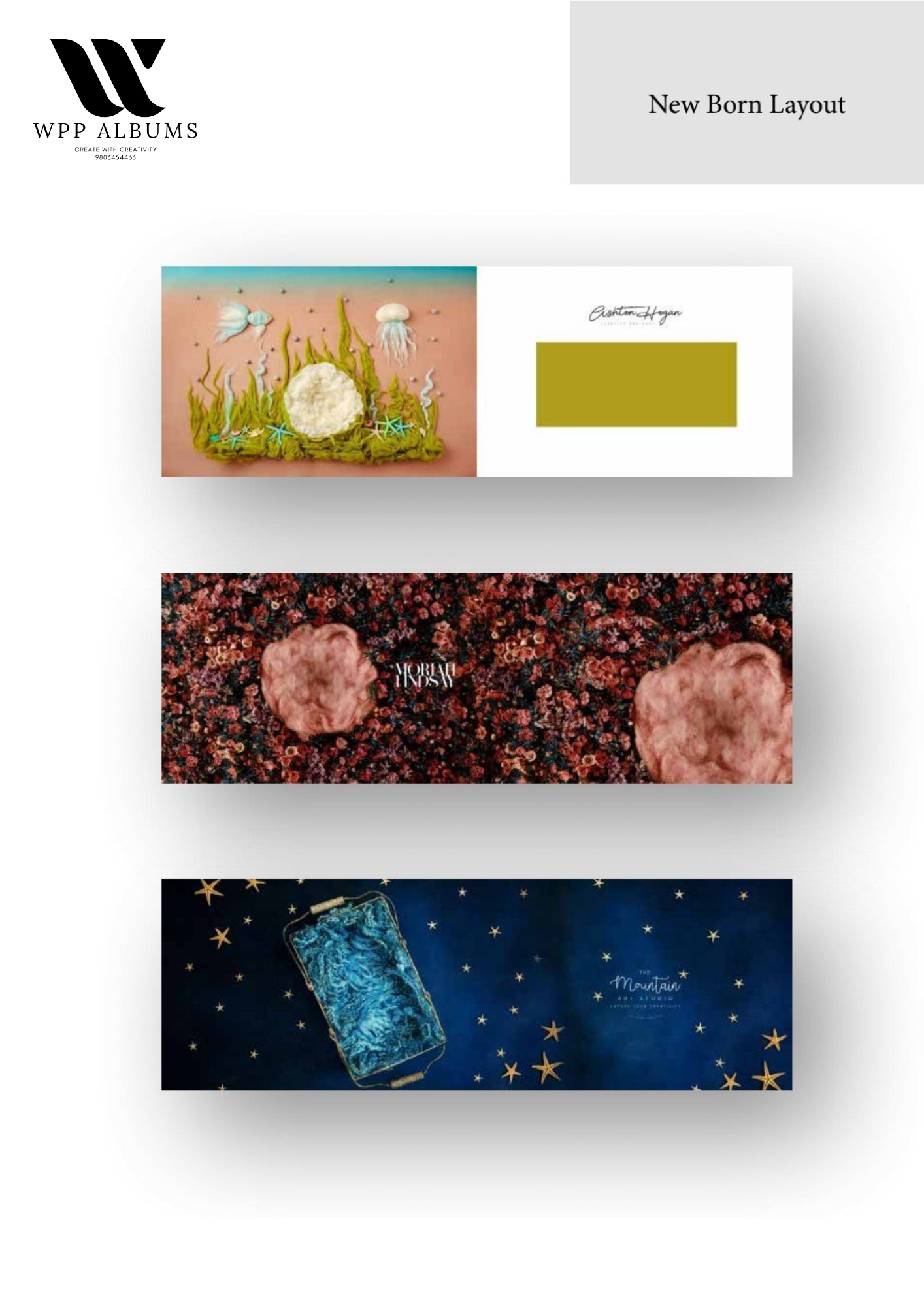 New Born Collection || 12x36 || Creative design || 20 Psd 