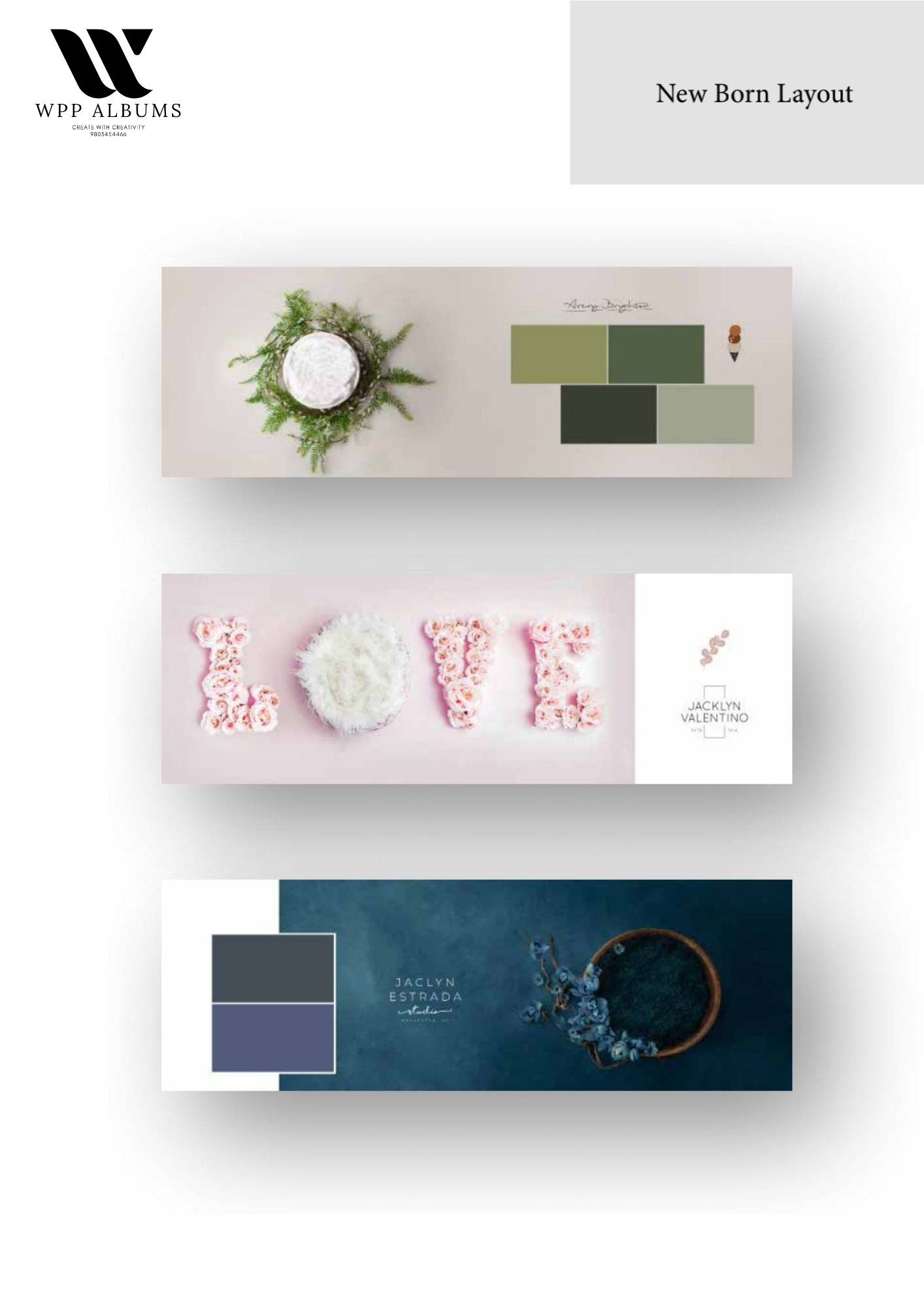 New Born Collection || 12x36 || Creative design || 20 Psd 